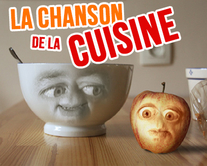 Chanson de la cuisine - carte virtuelle humoristique personnalisable