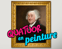 carte virtuelle homme : Quatuor en peinture