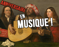 carte virtuelle musicale : Un anniversaire en musique