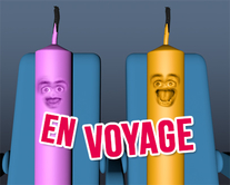 carte virtuelle bougies : En voyage