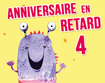 carte virtuelle enfant : Anniversaire en retard - monstre 4