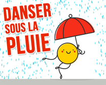 carte virtuelle enfant : Danser sous la pluie