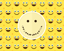 carte virtuelle enfant : Smileys