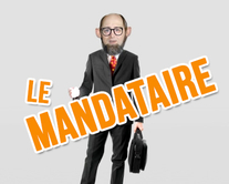 Le mandataire - carte virtuelle humoristique à personnaliser