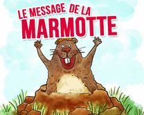 carte virtuelle femme : Le message de la marmotte