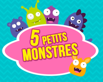 carte virtuelle femme : 5 petits monstres