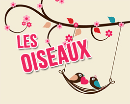 Oiseaux - carte virtuelle humoristique personnalisable