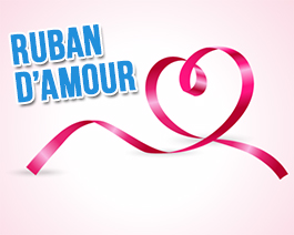 carte virtuelle amour : Ruban d'amour