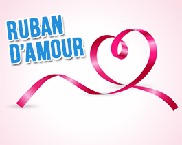 Ruban d'amour - carte virtuelle humoristique personnalisable