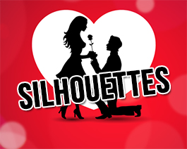 carte virtuelle amoureux : Silhouettes