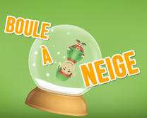 Boule à neige - carte virtuelle humoristique à personnaliser